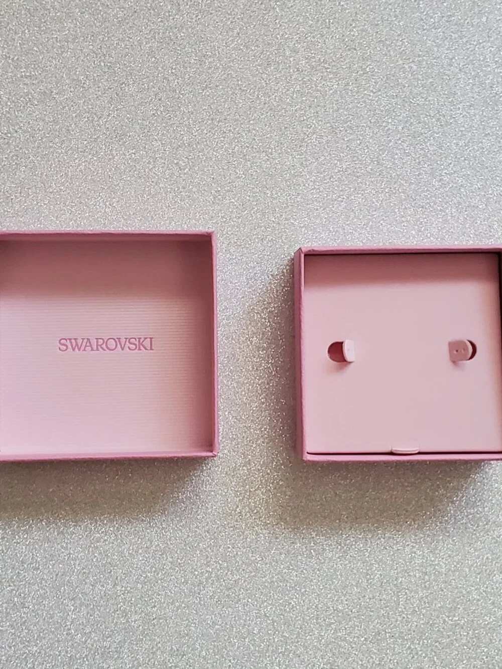 Swarovski Earring Barbie Pink Paper Box